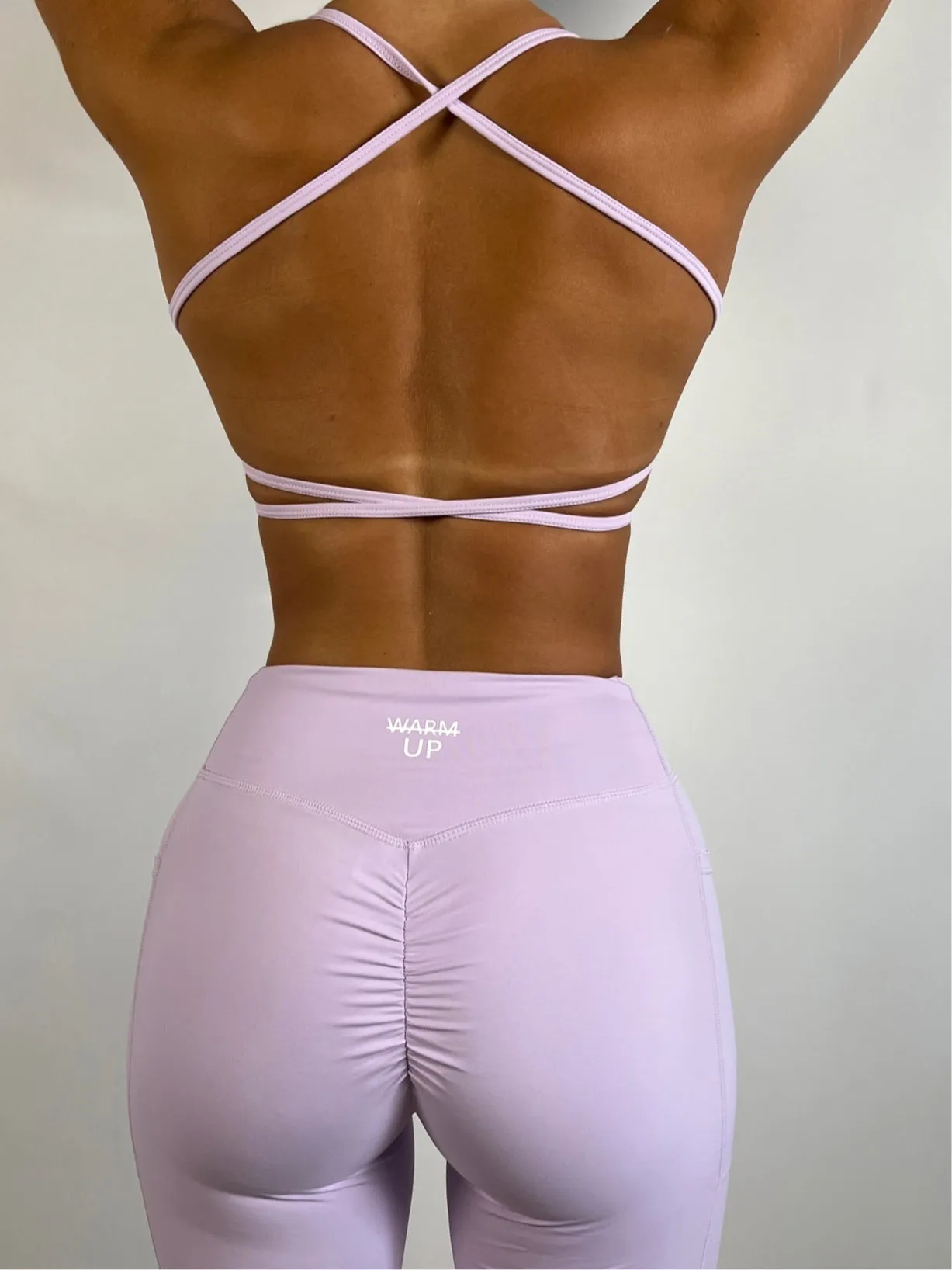 Lavender backless bra